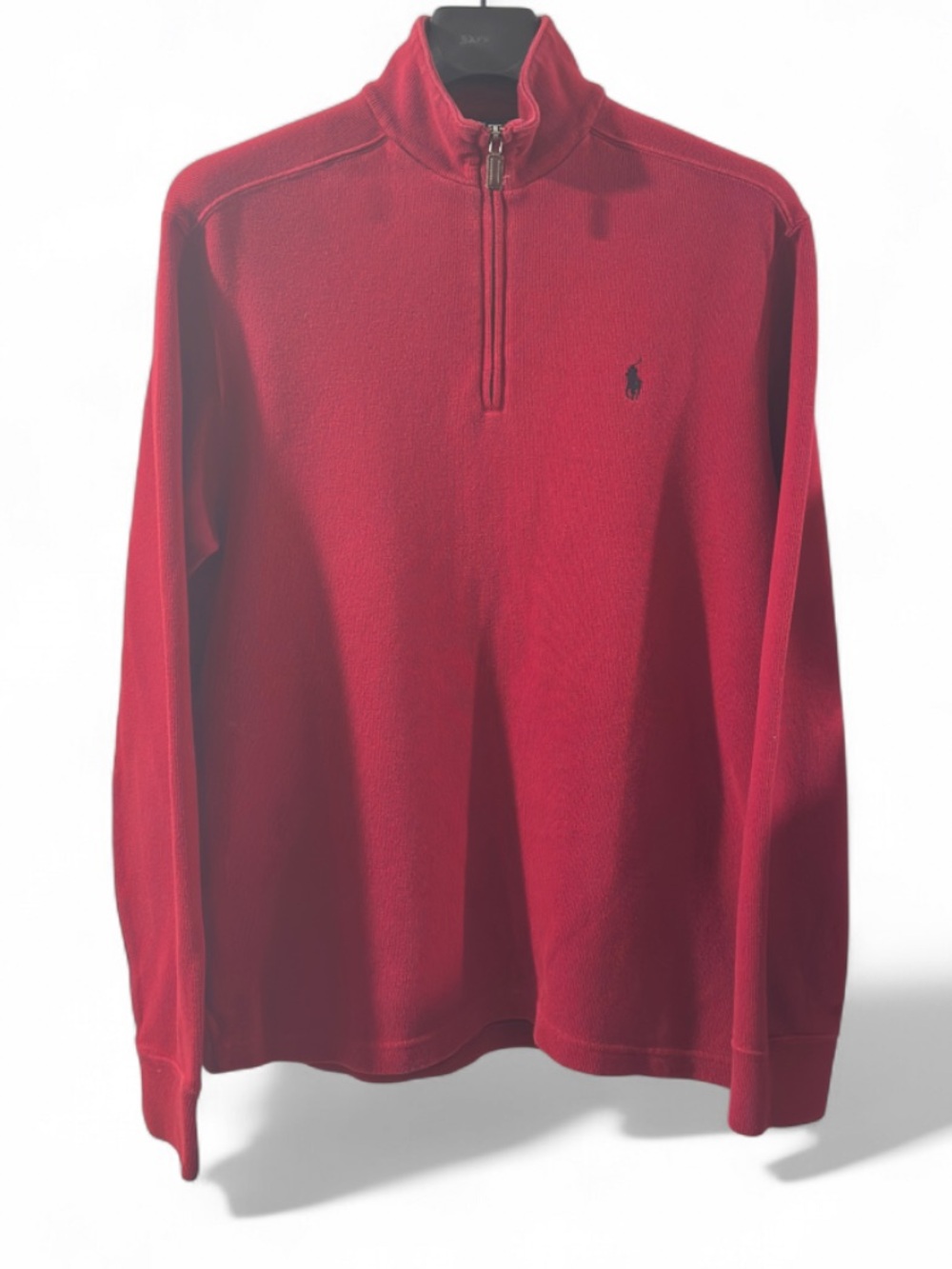 Polo Ralph Lauren Red Half-Zip Sweater Pullover Size Men’s Medium